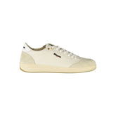 Blauer White Leather Men Sneaker